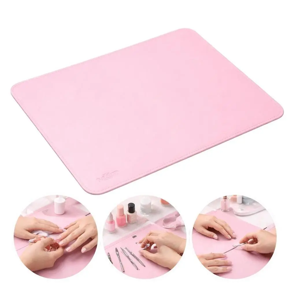 Professional Foldable Nail Table Mat, Ideal for Nail Art, Easy to Clean and Store, Salon Table Mat, Nail Care Accessories, Manicure Accessories, Manicure Supplies