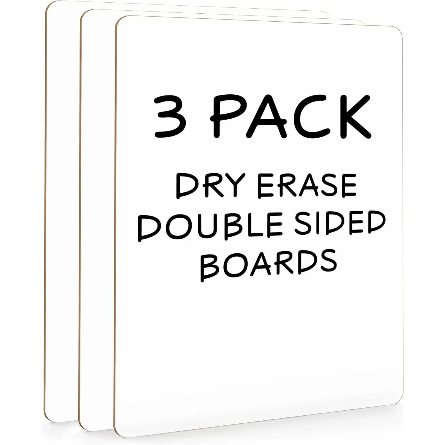 Small Dry Erase Boards 3 Pack 9x12 Double Sided Whiteboard | 3 Double Sided 9x12 Dry Erase Boards, Wipes Clean No Ghosting, Sturdy Engineered , Safe For , Students And Classroom