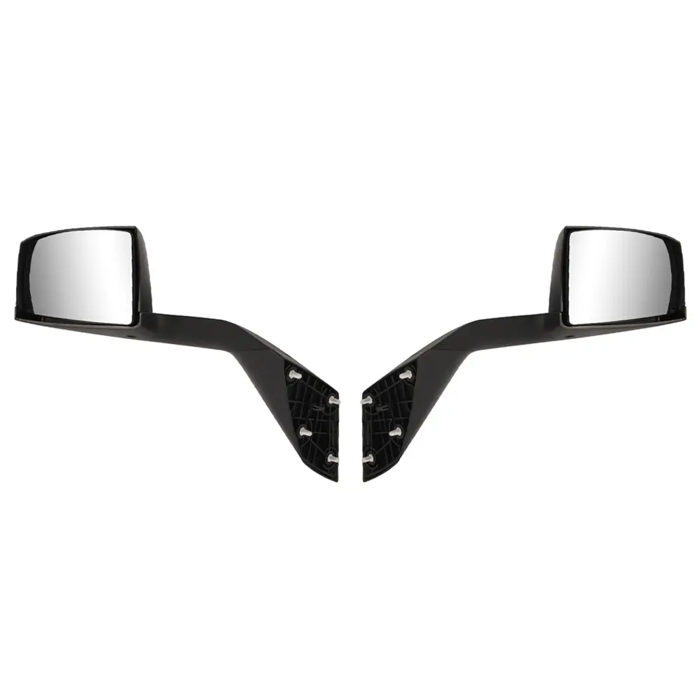 Aftermarket Black Right Passenger Side Hood Mirror, Right Side Part - Auto Replacement Part for Volvo VNL Trucks 2004-2017