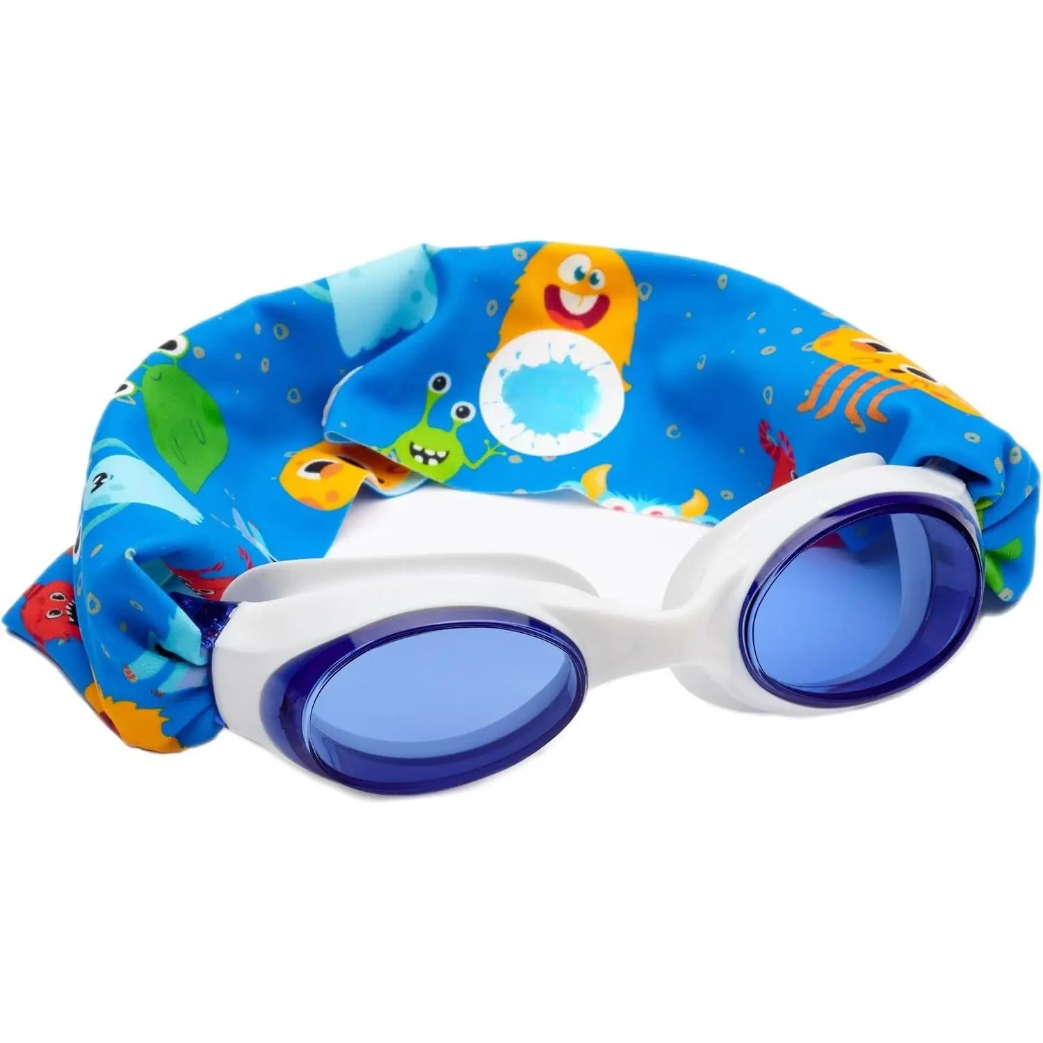 SWIM GOGGLES with Fabric Strap | -Free Swimming Goggles for