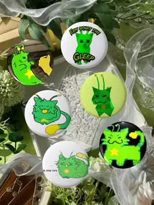 Cute Cat Theme Badge Set, Fun, Fashion Personalized Accessory, Custom Kawaii Badge, Suitable for Daily Wear and Collection