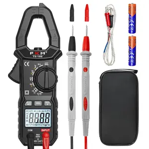 2026 FKM Clamp Meter,TRMS 6000 Counts 600 Amp Digital Clamp Multimeter Voltage Tester,Auto-ranging Volt Meter,for AC/DC Voltage,AC Current,NCV,Capacitance,Resistance,Continuity,Hz/Duty Cycle,Diode,TempTest