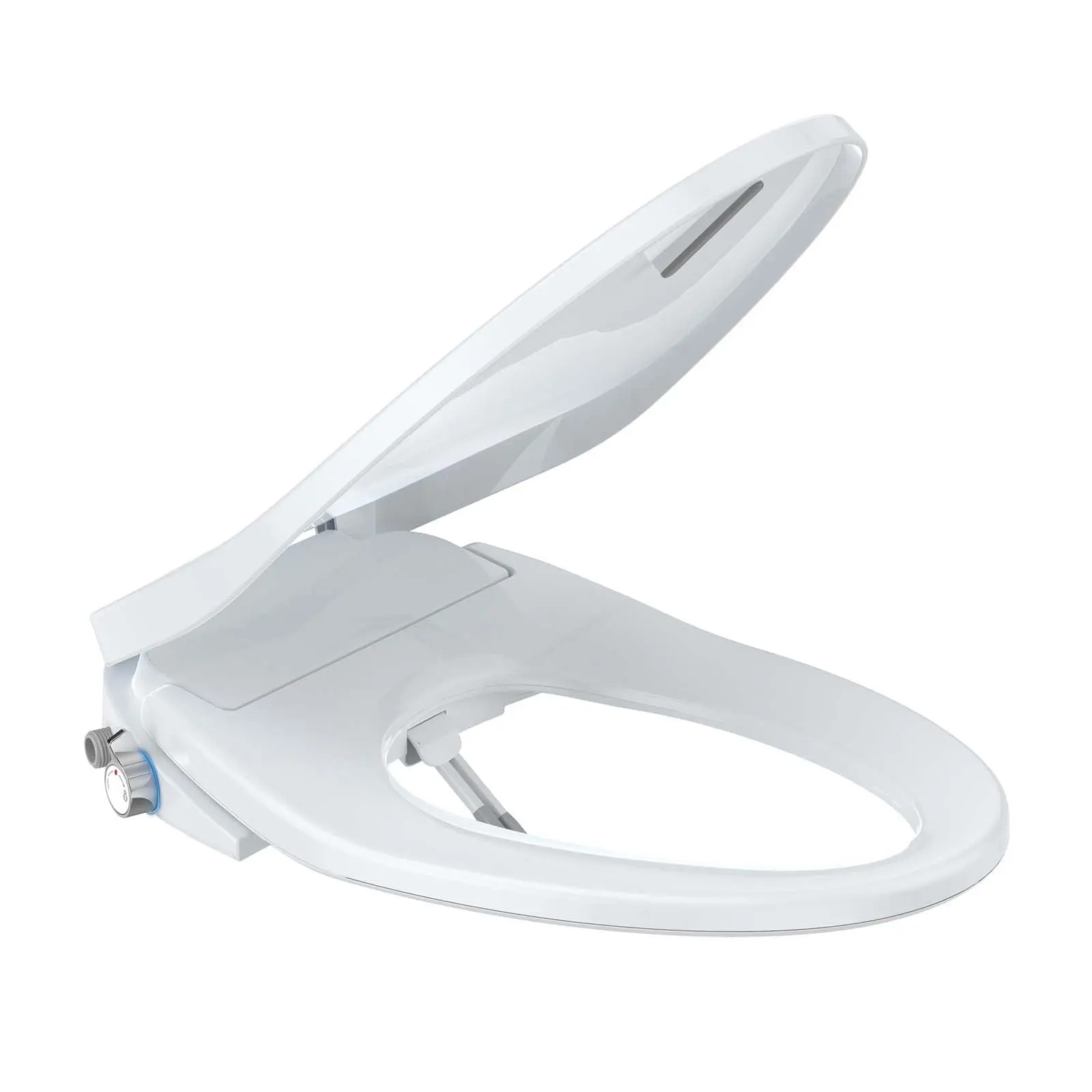 GARVEEBidet Toilet Seat with Dual Spray Nozzles, Heated Seat, Slow-Close Lid, LED Nightlight, Remote Control, and Easy Installation for Enhanced Comfort and Hygiene