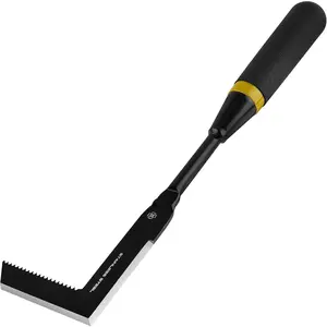 Weeding Tool - Heavy Duty Stainless Steel Weed Remover Tool for Driveway Crack Weeding and Sidewalk Pavement Weed Removal, Efficient Weed Puller Tool for Narrow Gaps and Brick Joints