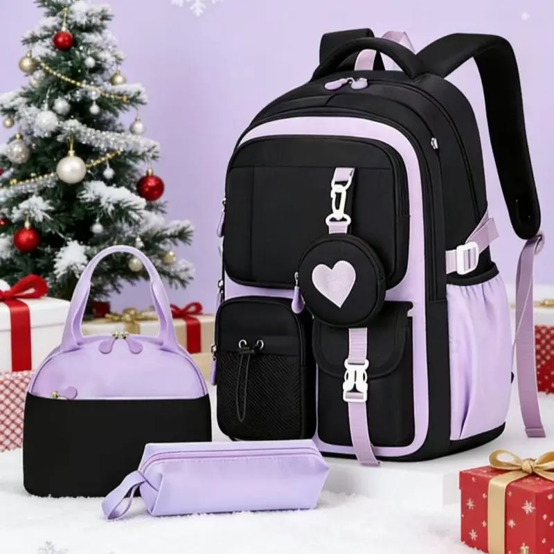 Unisex Breathable Comfortable High-Capacity School Backpack - Multi-Pockets, Spacious Interior, Suitable for Daily Use & Travel (Backpacks for School)