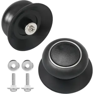 2PCS Universal Pot Lid Knobs Replacement Knob, Heat Resistant and Prevent Static Electricity Replacement Pan, Easy Installation for Casserole Glass Pot Lid Knob