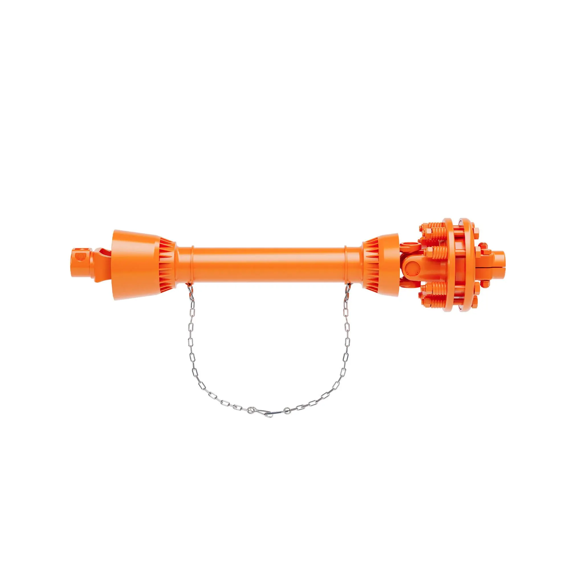Heavy Duty PTO Drive Shaft with Slip grab – Series 4, 1-3/8" 6 groove Both Ends – Carburized Steel Driveline – Fits Tractor Implements, Bush Hog, Rotary Tiller, Finish Mower, Agricultural Machinery