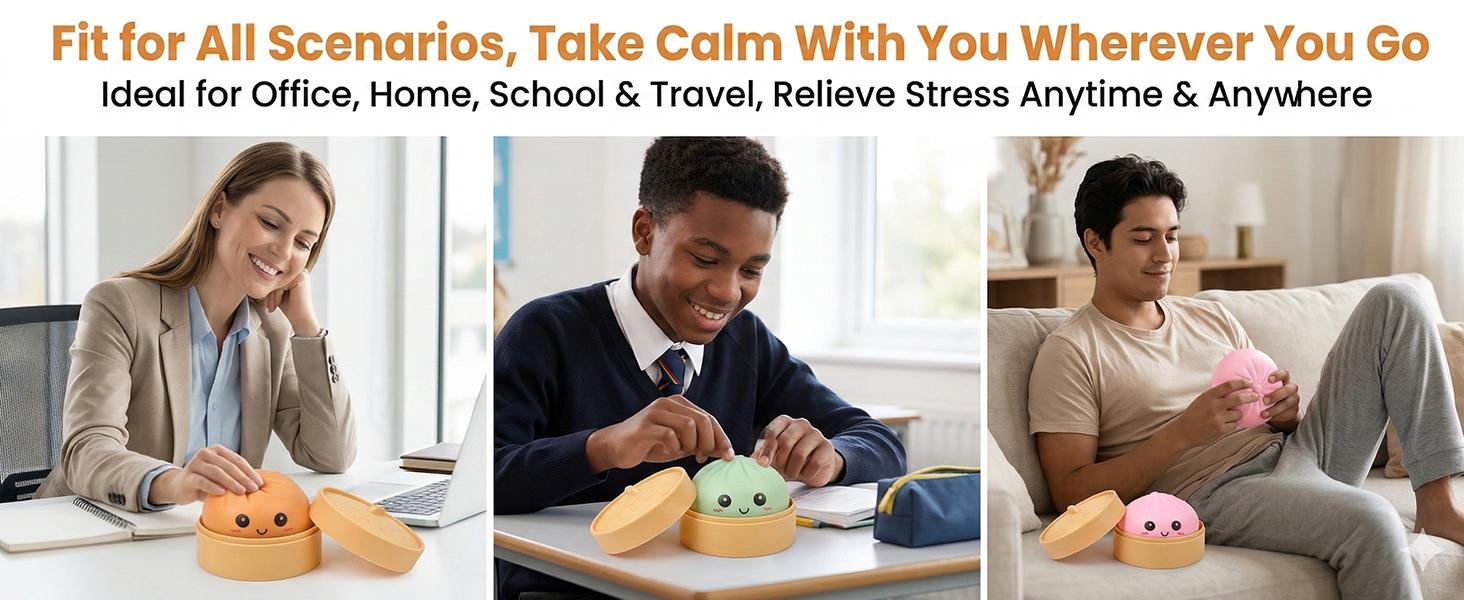 ZANOK Dumpling Squishy Mystery Box Viral, 2026 New Dumpling Squishy Mystery Box - Surprise Dumpling Squishy, Rare Dumplings Bun Stress Relief Fidget Set, Random Colors (1 Pack)