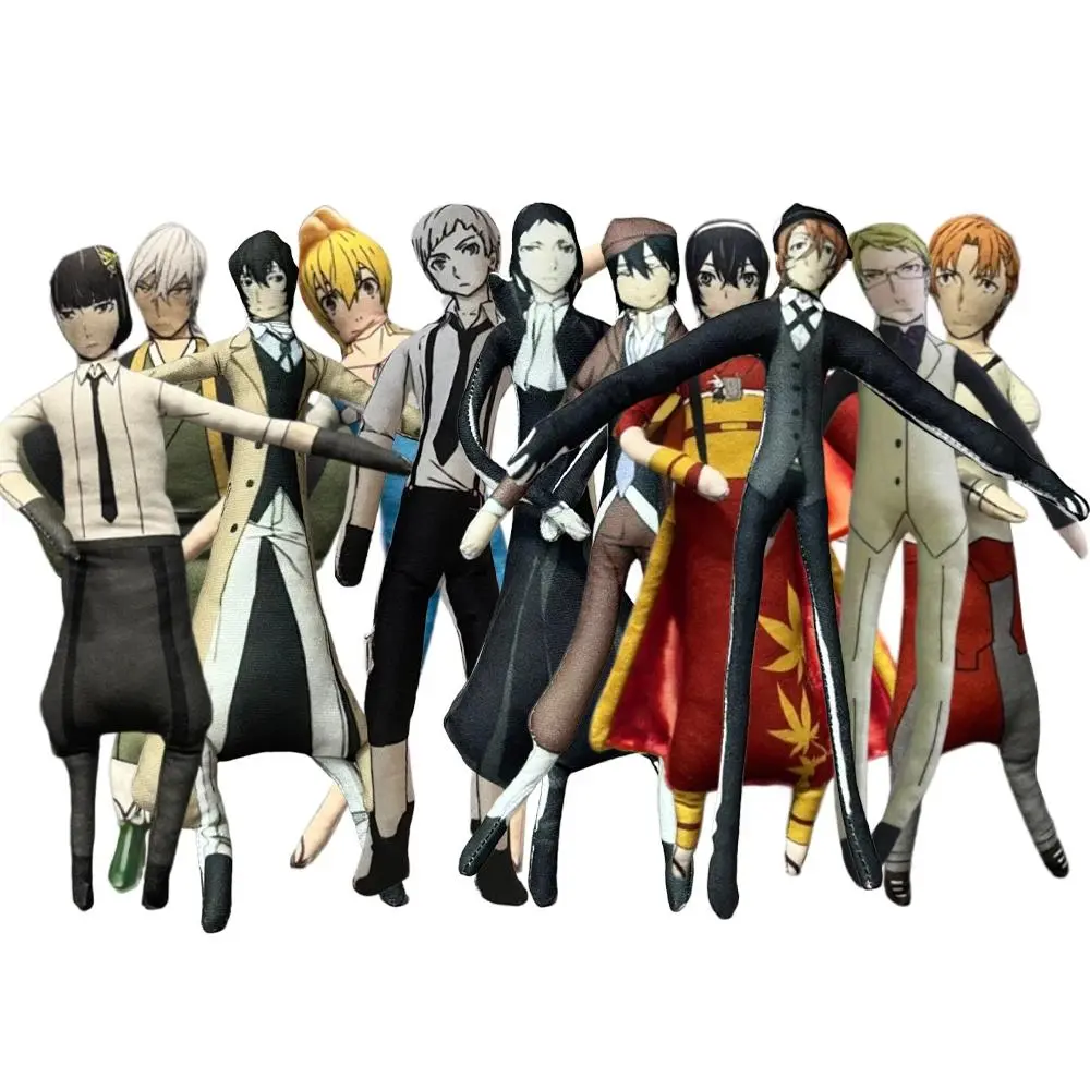 Anime Nakahara Chuuya & Dazai Osamu Unisex Collectors Edition Slender Twistable Stuffed Toy Doll, Room Decoration Gift Item