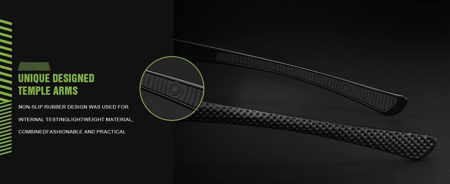 3 Pack Polarized Sports Sunglasses for Men, Mens Sunglasses Wrap Around UV400 Protection for Cycling Fishing Driving