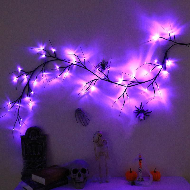 Halloween LED Light, USB Plug-in 8 Modes LED String Light, Led Mood Light, Decorative Light for Home Party Festival, Festive Decorations, Home Decor, Room Decor, Ornaments, Decoration, Led Light Up