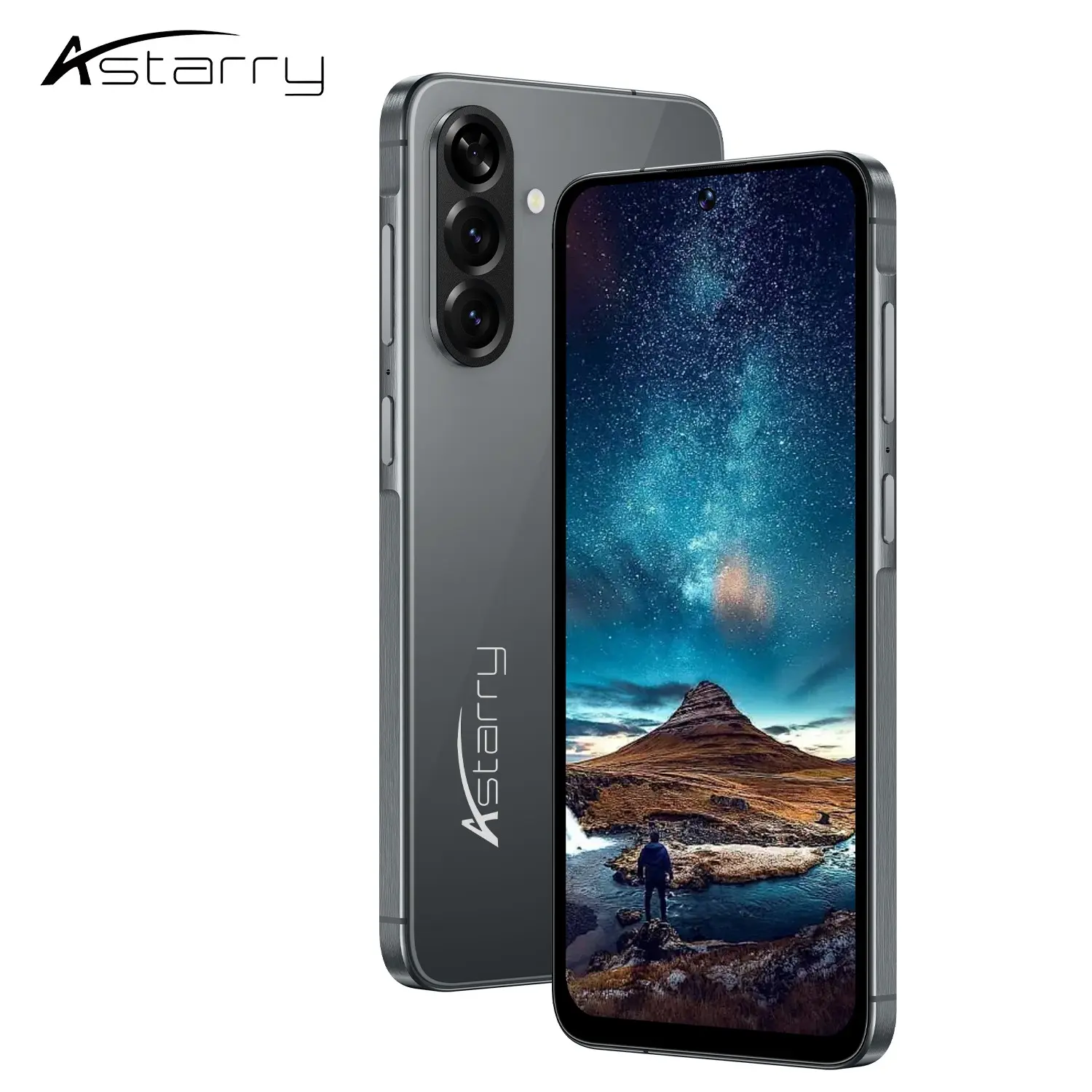 Astarry Smart Phone 4g Network Android 12, 8 Core 4GB RAM 64GB ROM, 5mp+13mp Camera, Dual Sim, 4000mah Battery, 6.63 Inch Screen