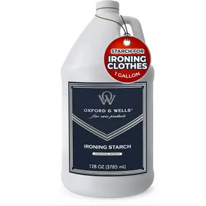 & Wrinkle Releaser Spray Starch - Ironing Spray, Original Scent, Non-Aerosol Care - Non-Flaking, Non-Streaking, Gentle on Fabrics - Wrinkle Spray for Clothes - 128 Ounce