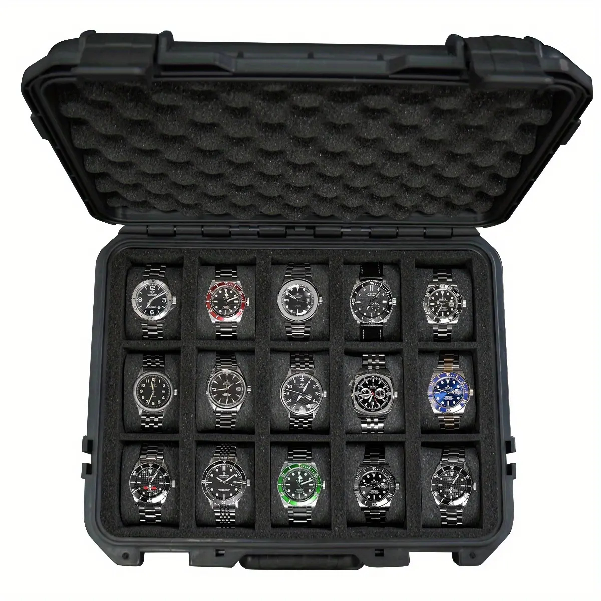 Waterproof Watch Box Collection, Safe Storage Protection for Antiques, Sponge-Lined Durable Design, Ideal for Collectors & Gifts, Watch Protector, Wristwatch Storage Box