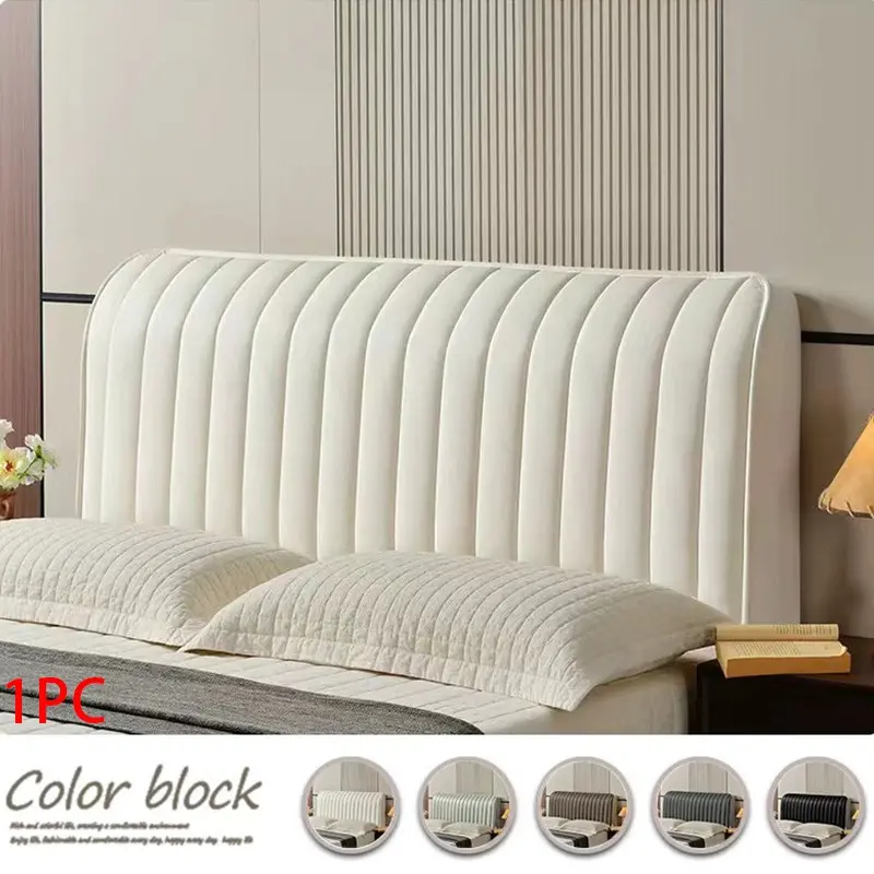 Elastic Full-Body Headboard Protector, Anti-Collision Dustproof, Durable Stain-Resistant, Fits Various Headboards, Washable, All Seasons