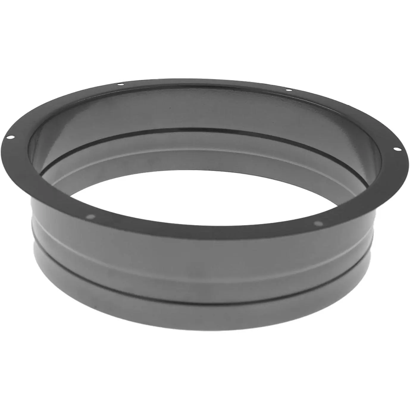 Duct Connector Flange  Metal Straight Pipe Flanges Ventilation Pipe Connector Air Ventilation Ducting Connector for Heating Cooling Ventilation System 150mm/5.91''