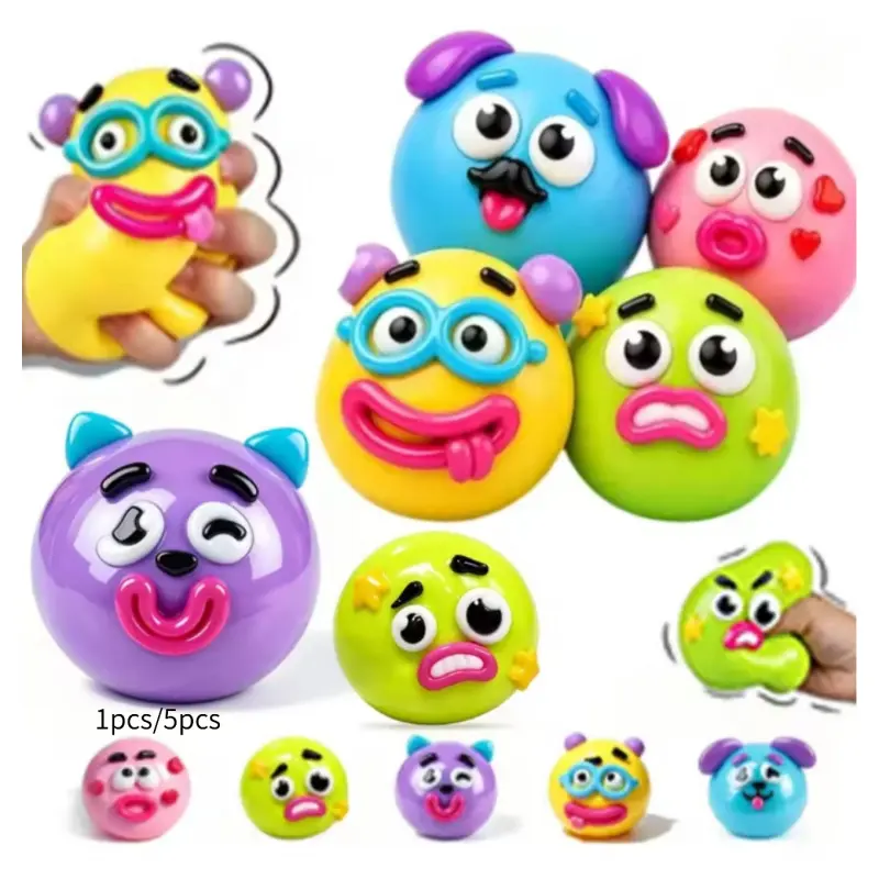 Smushers Squishy DIY Curiosities, Dog Face Swap Soft Moldable Slow Rise Squeeze Toy, Squishy Stress Relief, Blind Box, Relaxing Sensory Gift