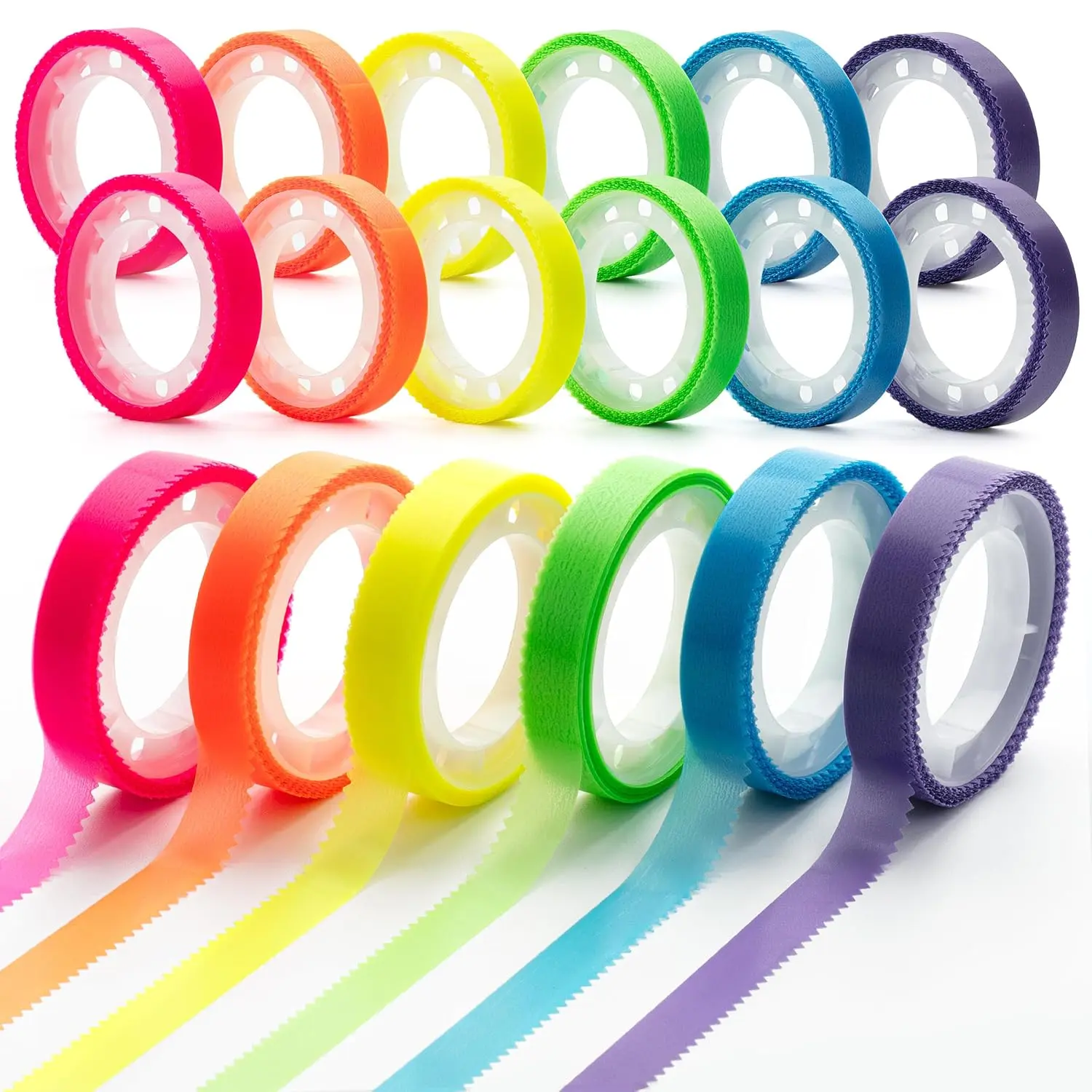 - Highlighter Tape, 12 Rolls, 0.31" x 16.5 ft | Transparent Marking Strips, Removable Highlighter Tape, Annotation Supplies for Teachers, Students, Reading