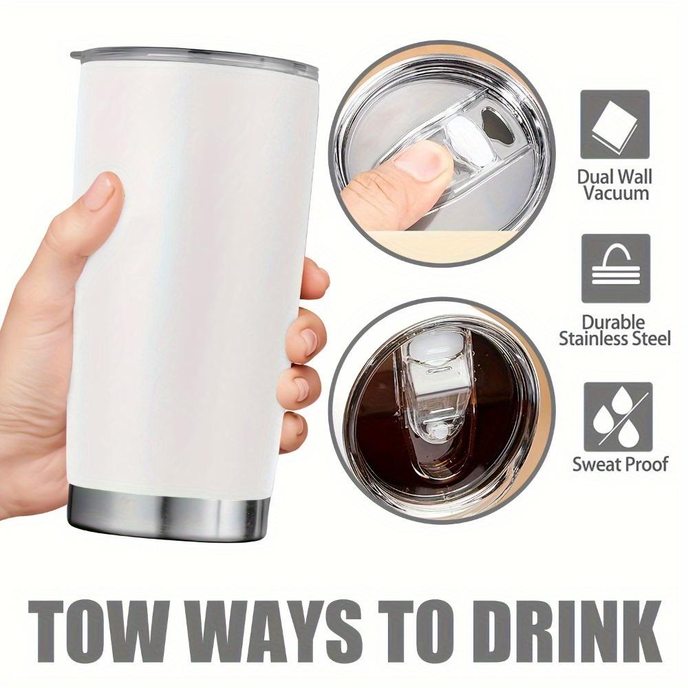 20oz Dandelion Dragonfly Faith Tumbler 20oz, Know That I Am God, Religious, Christian Gifts, Coffee Insulated Bottle for Women, Stainless Steel Double Wall Vacuum Insulated Coffee Mug, Travel Cup with Lid