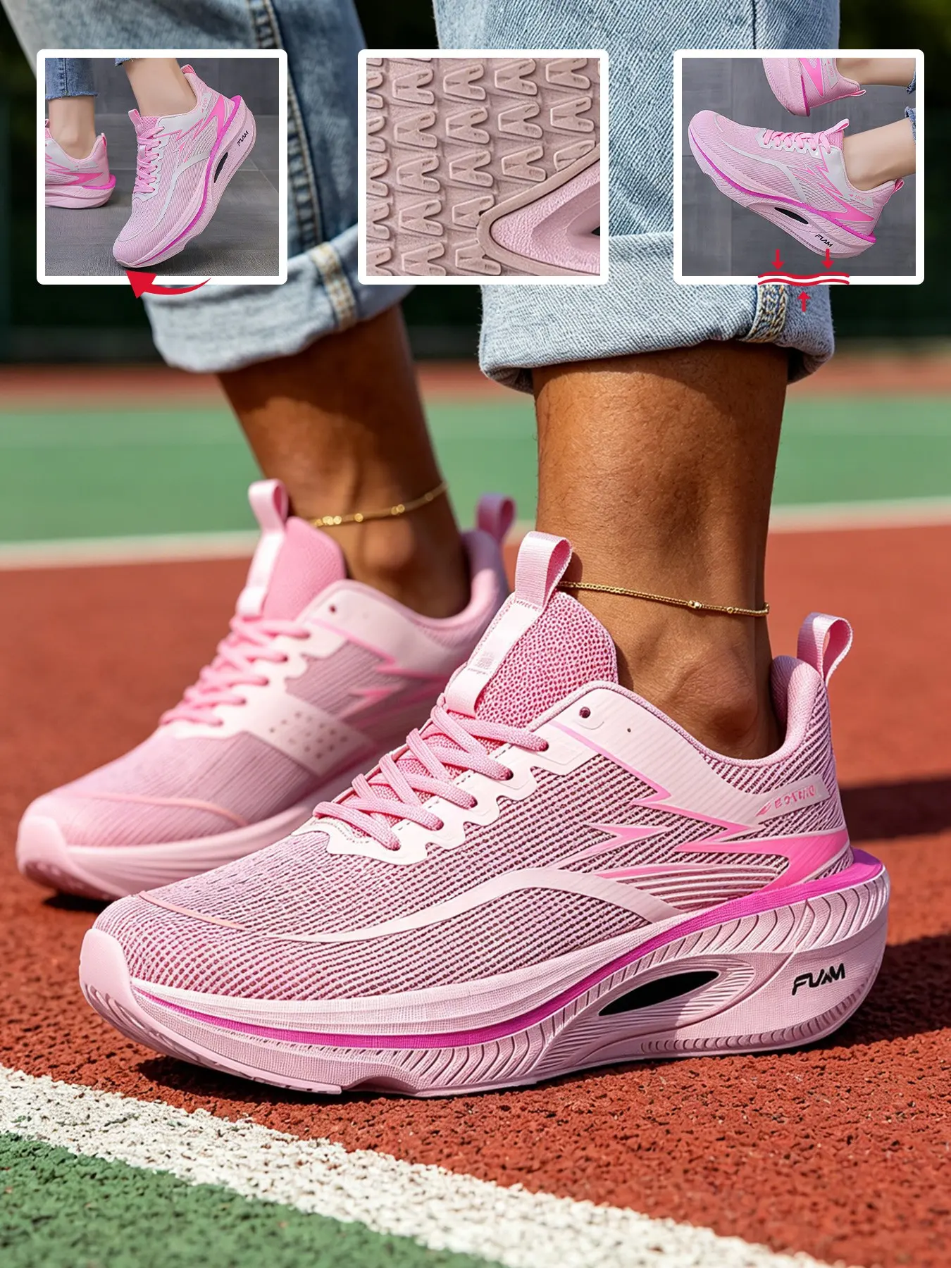 2026 Spring New Lightweight Breathable Mesh Running Sneakers for Couples, Comfortable Casual Sports Shoes for Men and Women