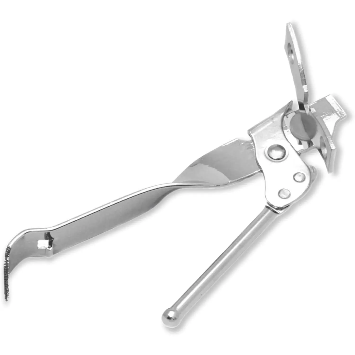 Chef Craft Select Nickel-Plated Steel Kitchen Can Opener with Tapper, 6.5 in Length
