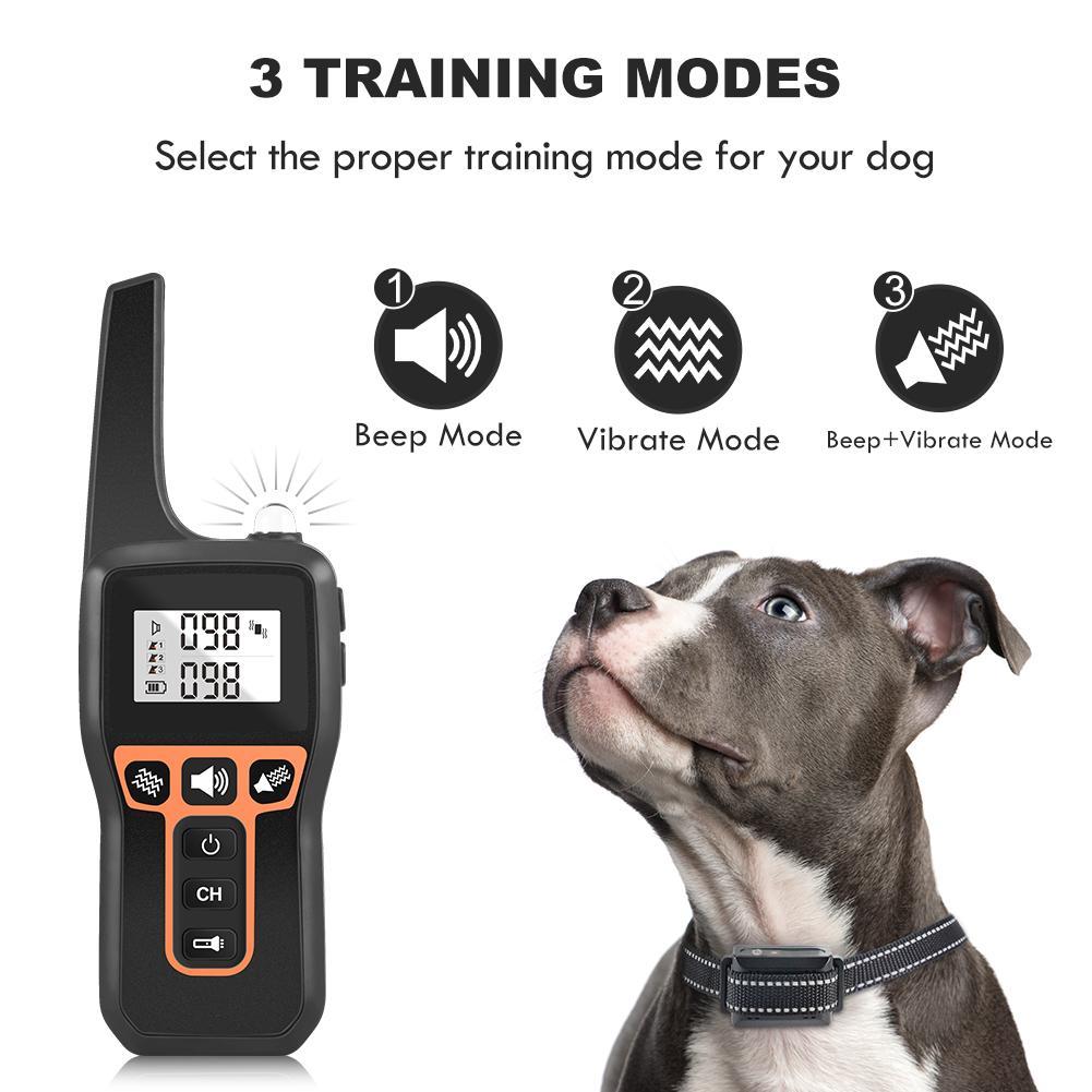 Intelligent Remote Control Dog Training Collar, 1 Set Waterproof Barking Stop Device, Vibration for Dog Training, Perfect Gift for Dog Lovers