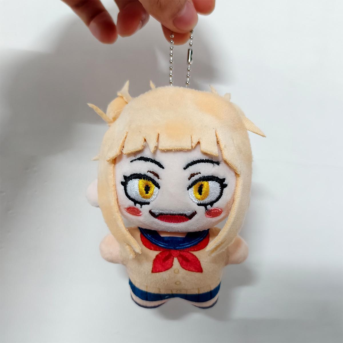 MHA Anime Toys Midoriya Izuku Bakugou Katsuki Plush Keychain Himiko Toga Figure Cosplay dolls Cartoon Himiko Toga Plushies Gift