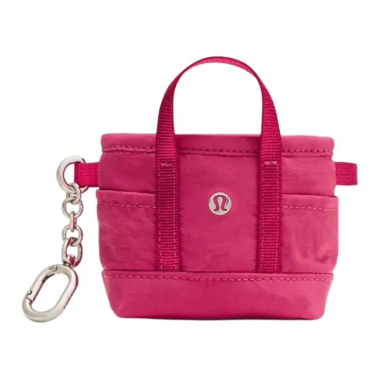 Lululemon Daily Zip Top Bag for Women – Recycled Nylon, Raspberry Jam Pink