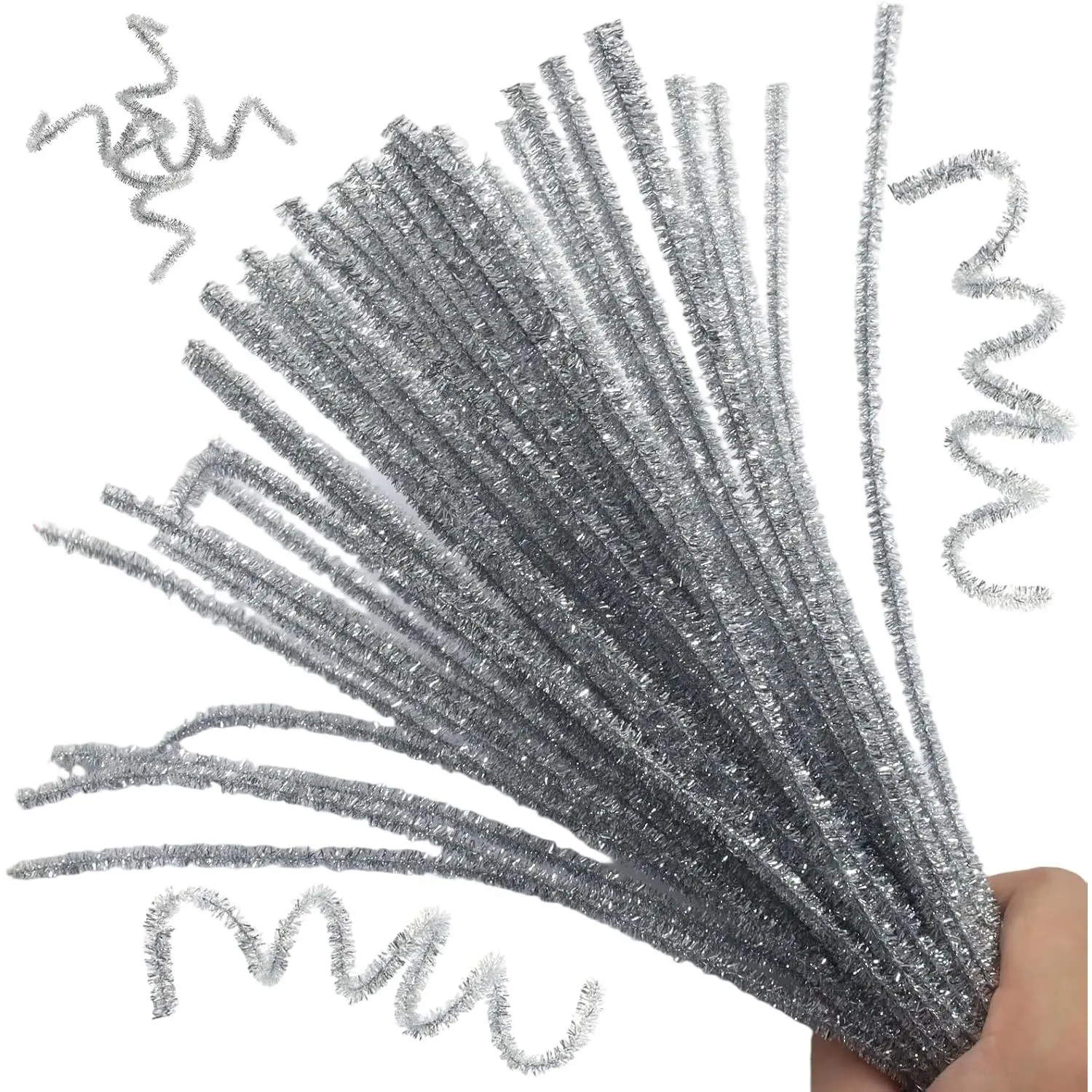 Pipe Cleaners Craft, 100 count | Chenille Stem, Fuzzy Craft Sticks, DIY Art Craft Projects,  Decoration