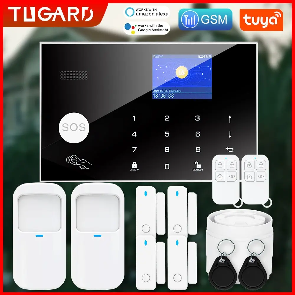 Smart Home Security System, Long-Lasting Peace of Mind, Door and Window Sensors, Intelligent Protection Wall for Your Family