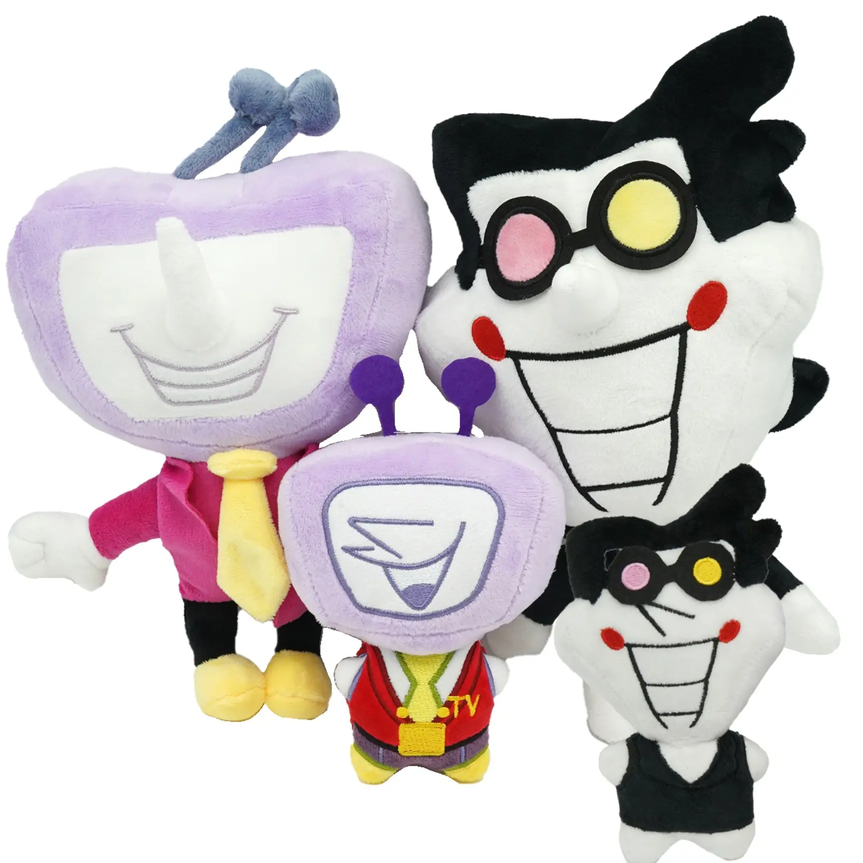 Deltarune Spamton Tenna Rune TV Man Plush Toy - Cute Stuffed Animal, Soft Adorable, 15.5-30cm, Unisex Names, Stuffed Animal Gift