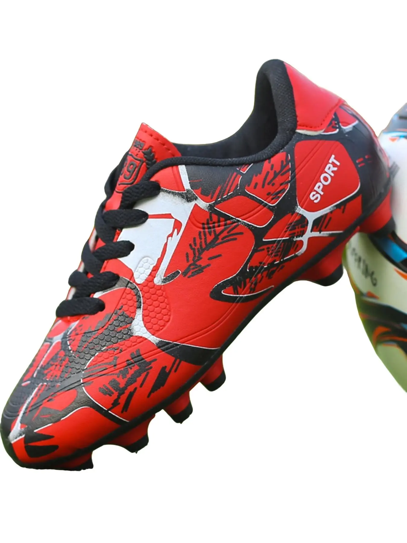Unisex Football Cleats, Kids Grass Soccer Shoes, Adult Ag Football Boots, Outdoor Sports Shoes, Comfortable Durable Design