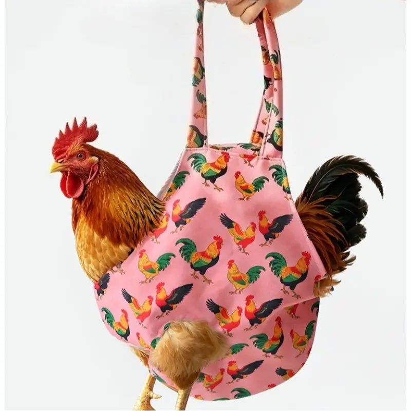 Pet Chicken Carry Bag, Durable Secure Handheld Bag for Chickens Ducks Geese, Catching Bag for Roosters, Outdoor Travel Pouch, Pet Accessories