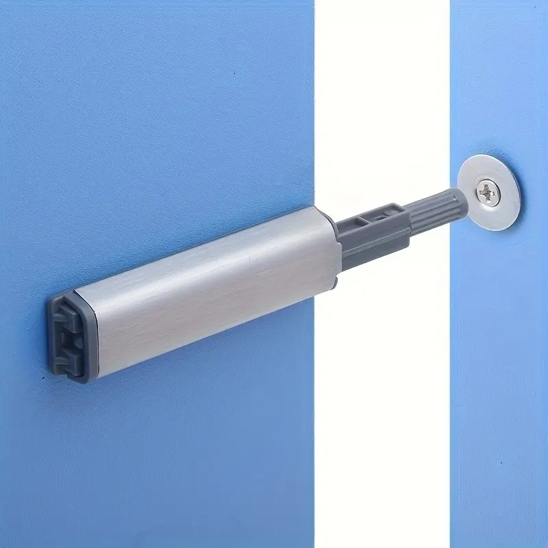 4-Piece High-Quality Cabinet Magnetic Push Locks, Touch Release and Soft Close Knobs, Easy Installation, Durable Design for Kitchen Drawers and Cabinets