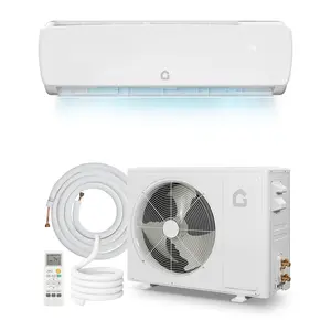 High-Efficiency 9000 BTU Ductless Mini Split Wall-Mounted Air Conditioner & Heat Pump – 19 SEER2 Inverter, 115V, Cools & Heats up to 450 Sq.Ft, Ultra Quiet, Complete Installation Kit, White