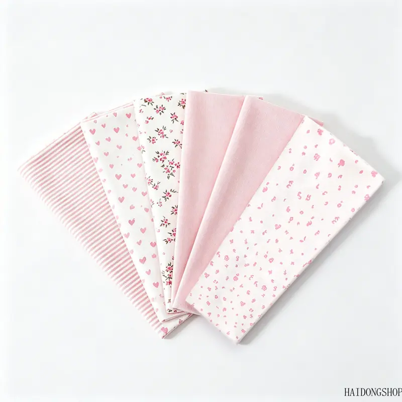 Cottagecore Viral Dopamine Poly-Cotton Floral Sport Headbands For Women, Blank DIY Handcraft Floral Fabric Hair Wraps, Soft Breathable Accessory For Workout Travel DIY Craft Daily Styling