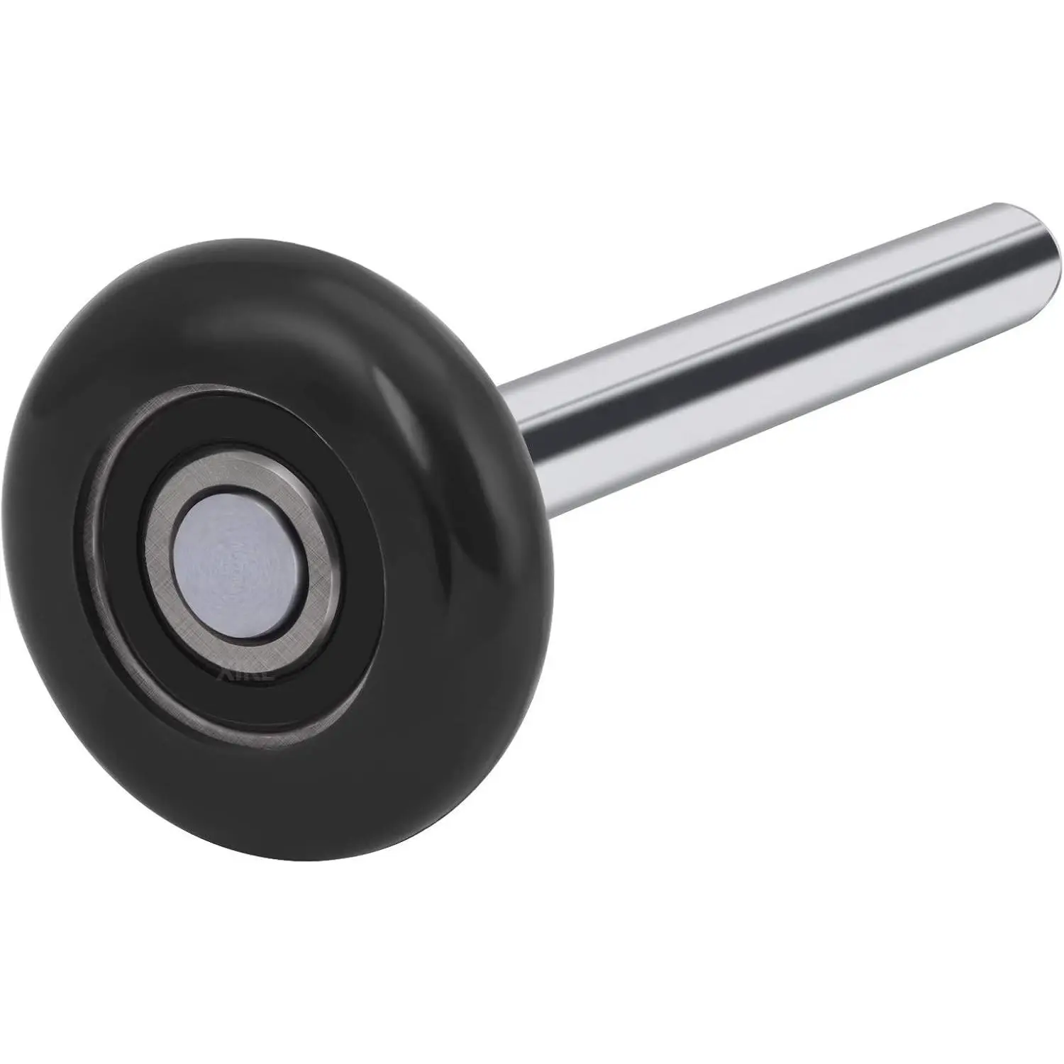 Black 2" Nylon Garage Door Roller, 2 Pack, 4" Stem, 6200-2RS Bearing | Super Quiet,Durable,Smooth, High Load, Easy to install,6200-2RS Double Seals Bearings
