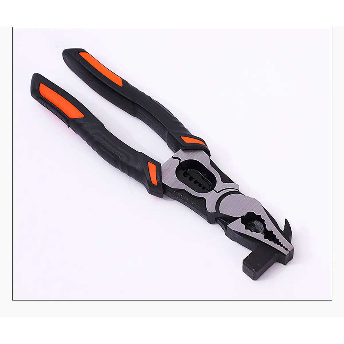 9-Inch Industrial-Grade Multi-Function Combination Pliers with Hammer, Wire Cutters, Long Nose & Side Cutters for Home, Car Repairs