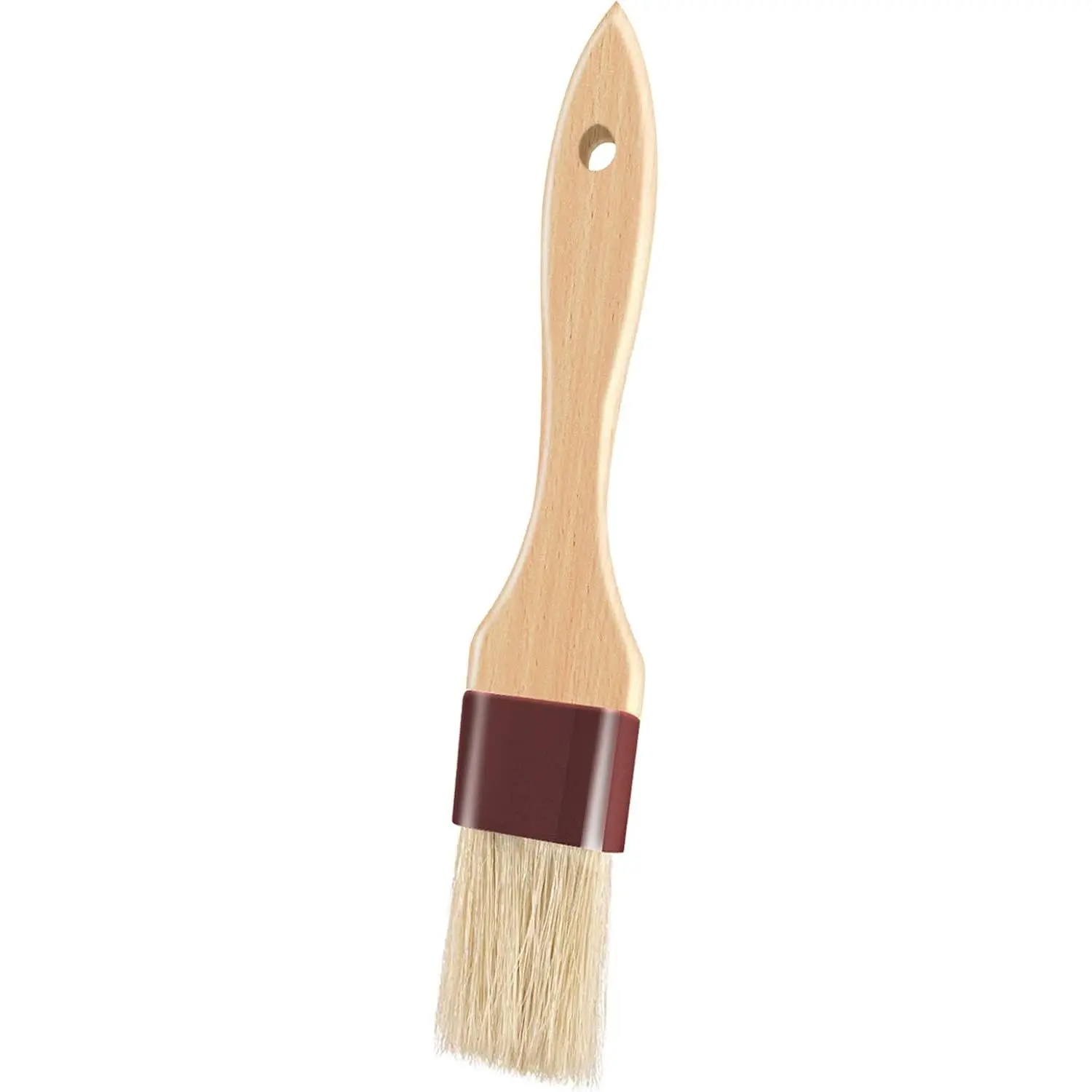 Pastry Brushes for Baking Basting Brush with  Bristles and Beech Hardwood Handles Culinary Oil Brush for Barbecue Butter Grill BBQ Sauce Baster Marinade Kitchen  Cooking Brushes (1 inch)
