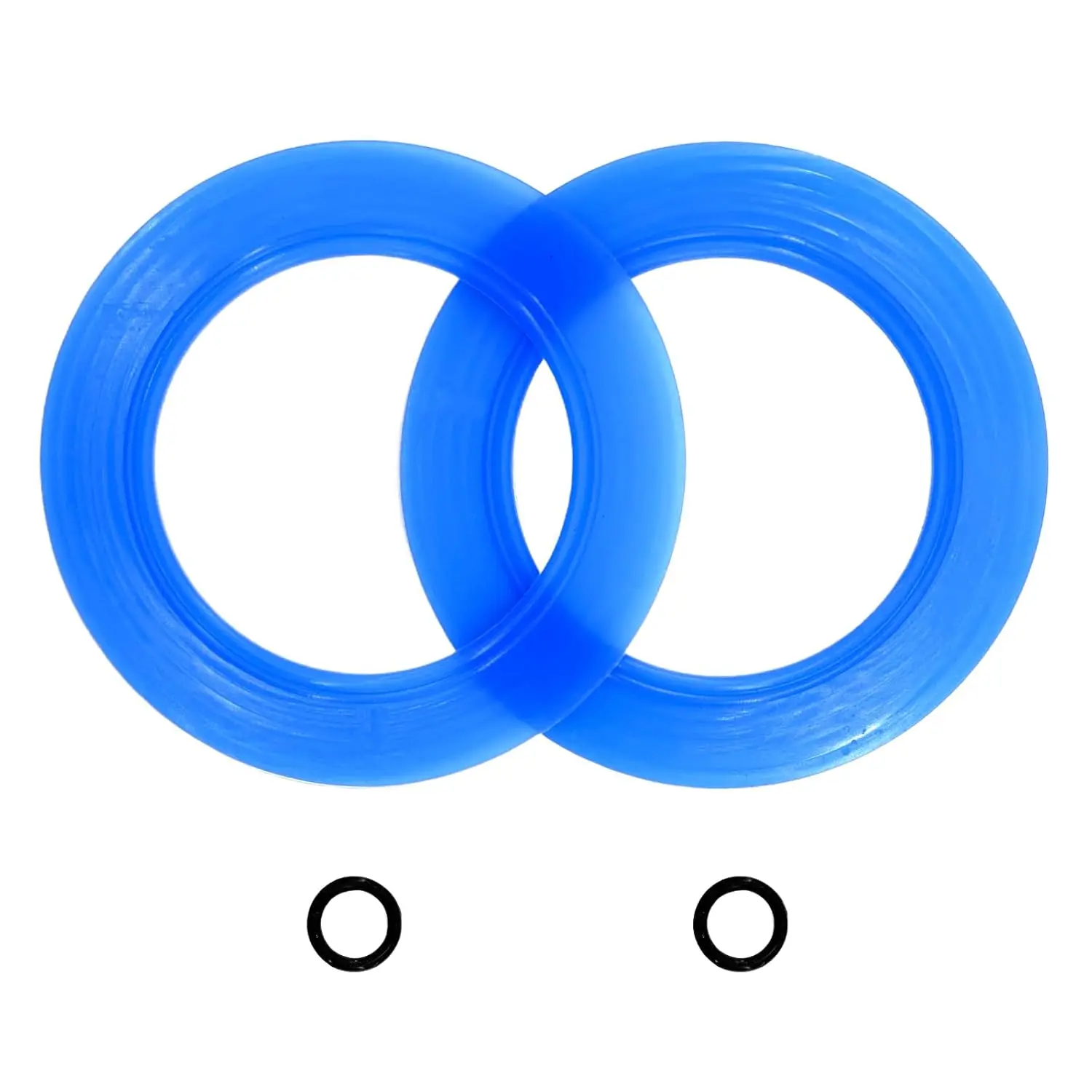 2-Pack Flush Valve Seal Kit for  Standard  4 | Stops  Flush, Fixes Running Toilet, Saves Water.  with O-Rings for  4 & Eljer Titan 4 (7301111-0070A)