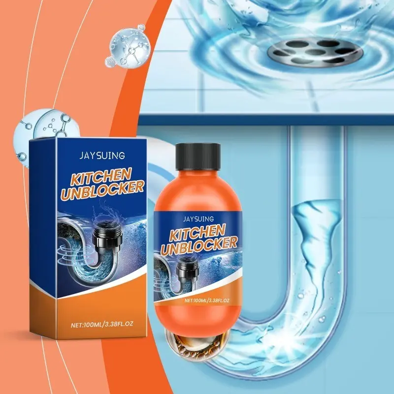 Jaysuing pipe dredging agent, sink drain pipe, kitchen toilet pipe, sewer grease dredging agent