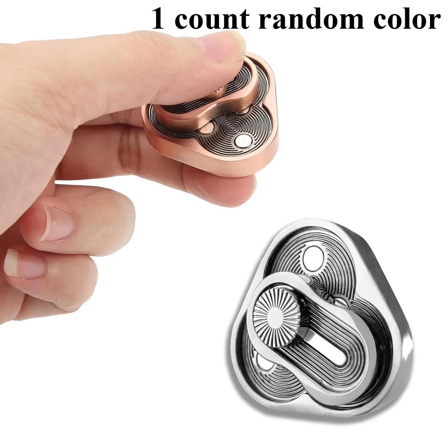 Triangular Three-Way Rotating Fidget Spinner, Creative Design for Office Desk, Perfect Gift for Holidays