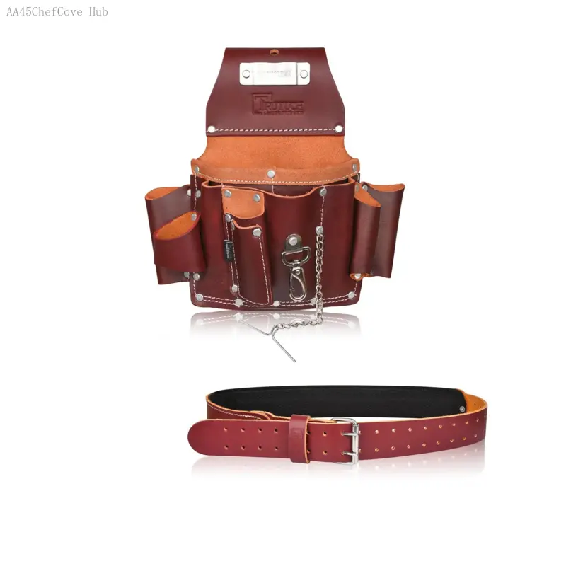 Tool Pouch with Foam Padded Work Belt |     Carpenter Tool Pouch |     Tool Bag |     Leather Tool BeltAA45ChefCove Hub