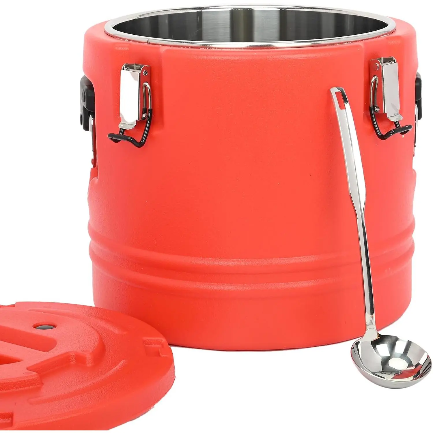 Insulated Soup Container with Spoon 5 Gallon, 21QT, Portable | Stainless Steel, Commercial Cold Hot Box  Warmer For Catering, Transport Carrier, For Restaurant Canteen  Party