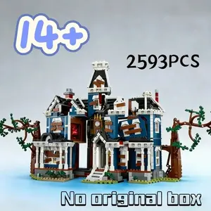 2593 Piece Movie Original Model Building Blocks, City Architecture Street Scene Set, Compatible with 11370, Kids DIY Steam Toy, Christmas Birthday Gift
