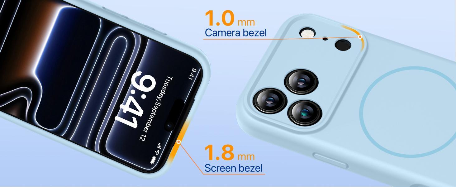 Miracase Magnetic for iPhone 17 Pro Max Case, Compatible with MagSafe, Integrated Silicone Camera Control Cover, 3.0mm Thicken Shockproof Drop Protection Phone Case for 17 ProMax, Clove Purple