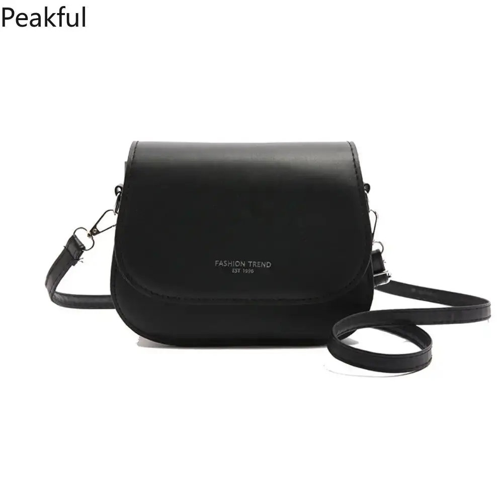 Soft Faux Leather Mini Saddle Crossbody Bag for Women, Versatile Purse with Adjustable Strap, Minimalist Shoulder Handbag for Daily Essentials, Travel & Shopping.
