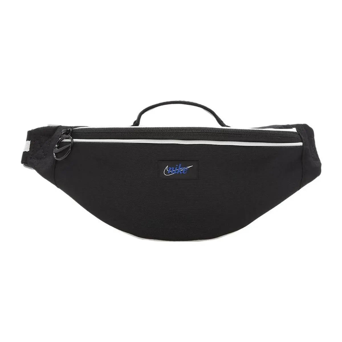 Nike Heritage Polyester Crossbody Waist Bag – Unisex Sporty Black