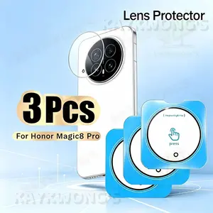 KAYKWONG'S 3-Pack For Huawei Magic7 Pro/magic8/magic8 Pro Camera Film, 9h Hardness, Anti-Scratch, Anti-Fingerprint, Easy Installation