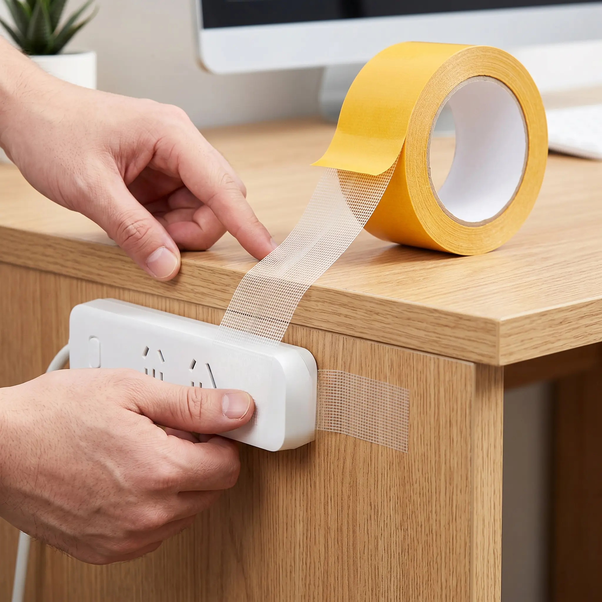 Double Sided Tape, Strong Adhesive, Waterproof & Removable, No Residue, Ideal for Carpet, Wallpaper, Balloons & Home Use-YY1